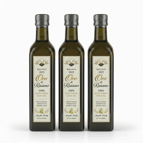 Oro di Raiano Extra Virgin Olive Oil — 500mL, Raccolto 2025
